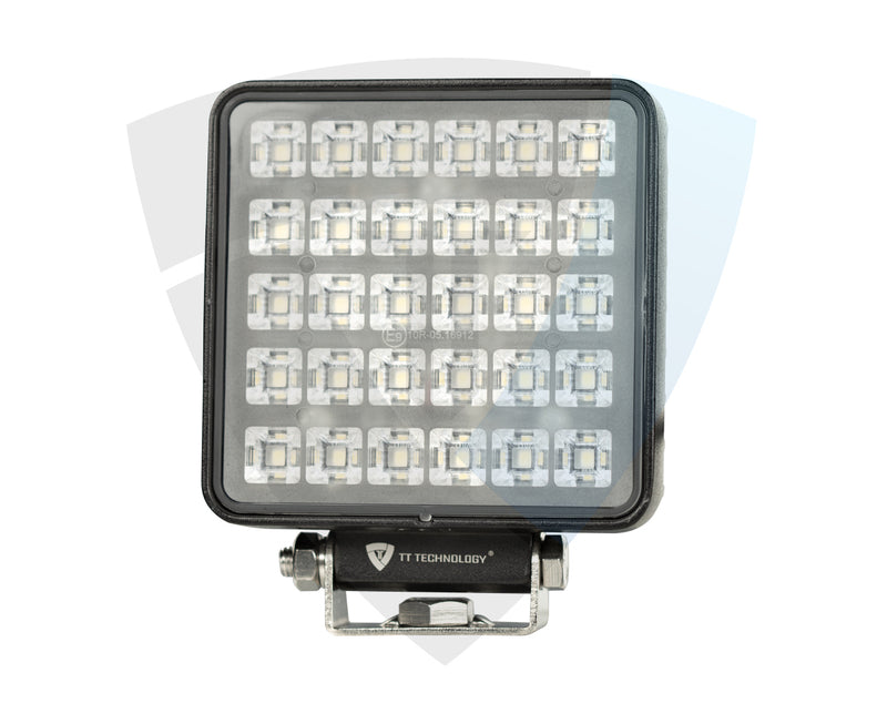 30W(2400Lm) 10-30V 30 LED work light, black, IP68/IP69K, cold white light 5700K