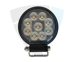 36W(2880Lm) 10-30V 24 OSRAM LED darba lukturis, IP68/IP69K, 105/105/52 mm, CE, ROHS, Emark E9 R10, CISPR 25 Class 4, melns, auksti balta gaisma 5700K