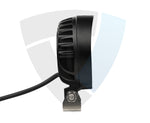 36W(2880Lm) 10-30V 24 OSRAM LED darba lukturis, IP68/IP69K, 105/105/52 mm, CE, ROHS, Emark E9 R10, CISPR 25 Class 4, melns, auksti balta gaisma 5700K