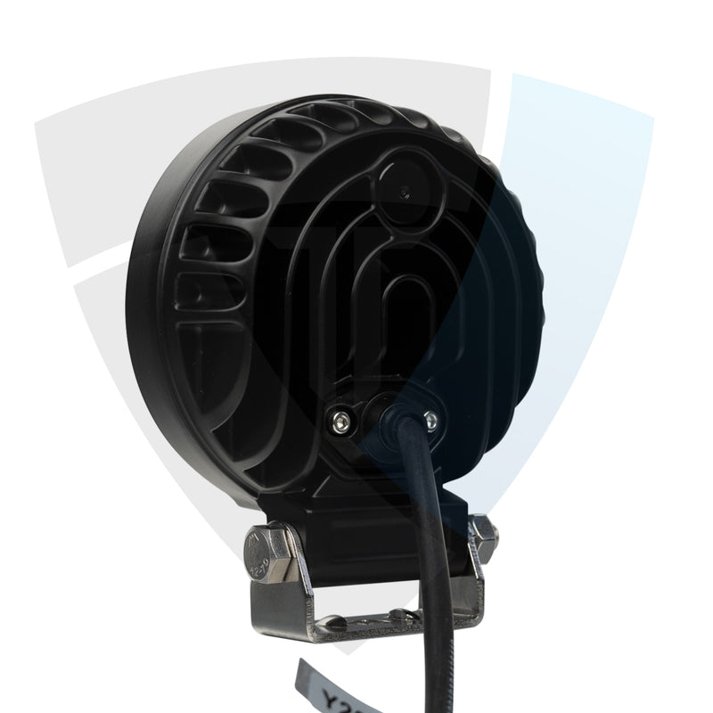 36W(2880Lm) 10-30V 24 OSRAM LED Work Light, IP68/IP69K, 105/105/52 mm, CE, ROHS, Emark E9 R10, CISPR 25 Class 4, black, cool white light 5700K