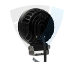 36W(2880Lm) 10-30V 24 OSRAM LED darba lukturis, IP68/IP69K, 105/105/52 mm, CE, ROHS, Emark E9 R10, CISPR 25 Class 4, melns, auksti balta gaisma 5700K