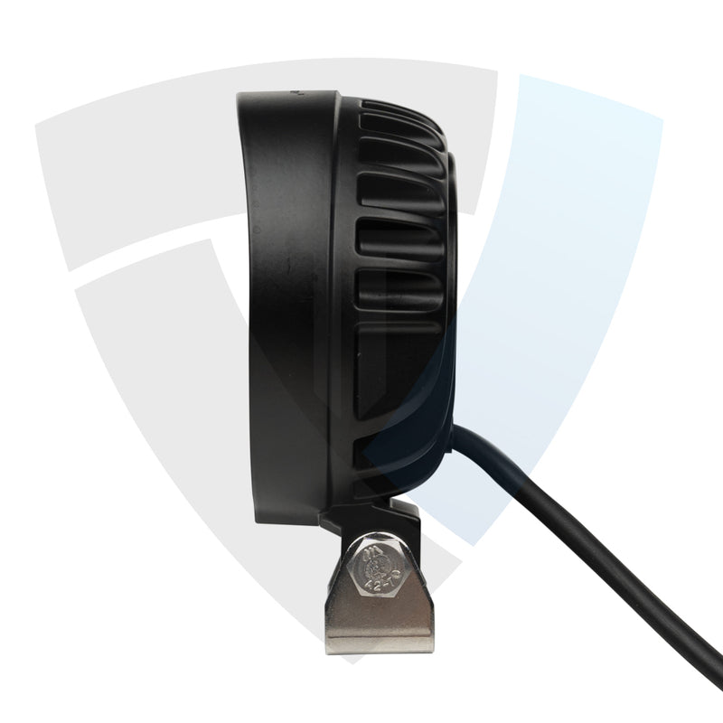 36W(2880Lm) 10-30V 24 OSRAM LED Work Light, IP68/IP69K, 105/105/52 mm, CE, ROHS, Emark E9 R10, CISPR 25 Class 4, black, cool white light 5700K