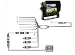 Parking system with 2 cameras and 177.8 mm monitor, 1 camera, 15 m cable (TT.977MS)