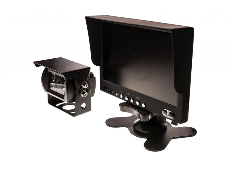 Videonovērošanas kamera, 177,8mm monitors, 1 kamera, 15m kabelis, izvads papildus kameras pieslēgumam.