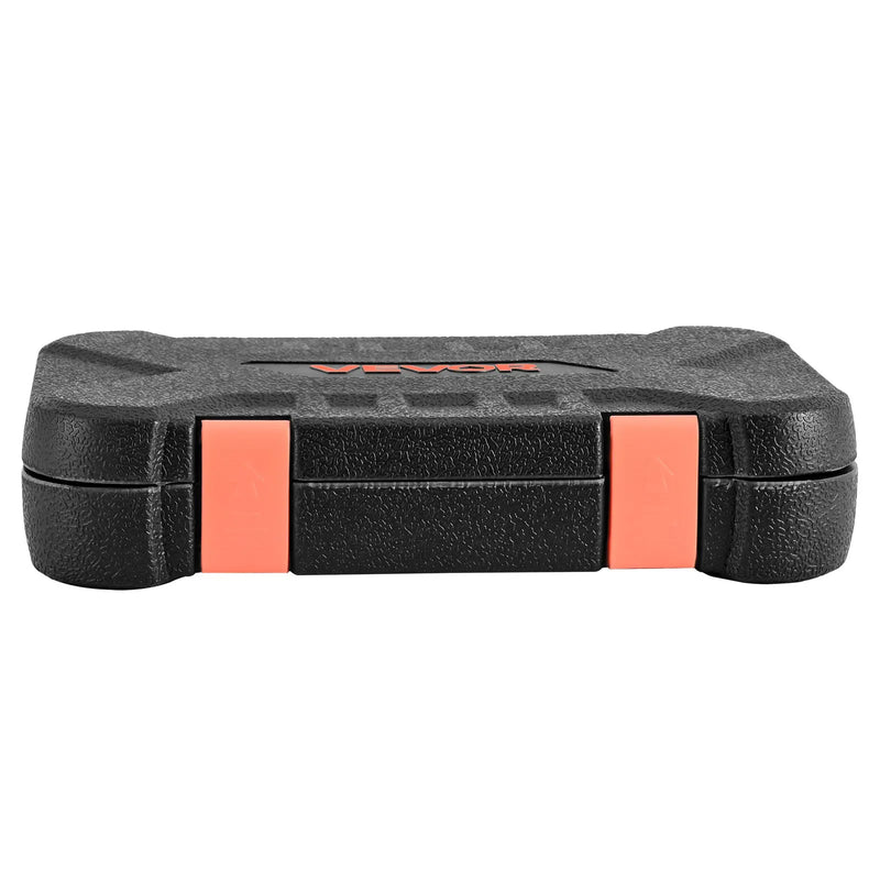 VEVOR 70 gab. uzgaļu un sprūdrata komplekts, 6,4 mm piedziņa, SAE un metriskie dziļie un seklie uzgaļi, Cr-V tērauds, ar bitēm, piederumiem un uzglabāšanas koferi, auto remontam