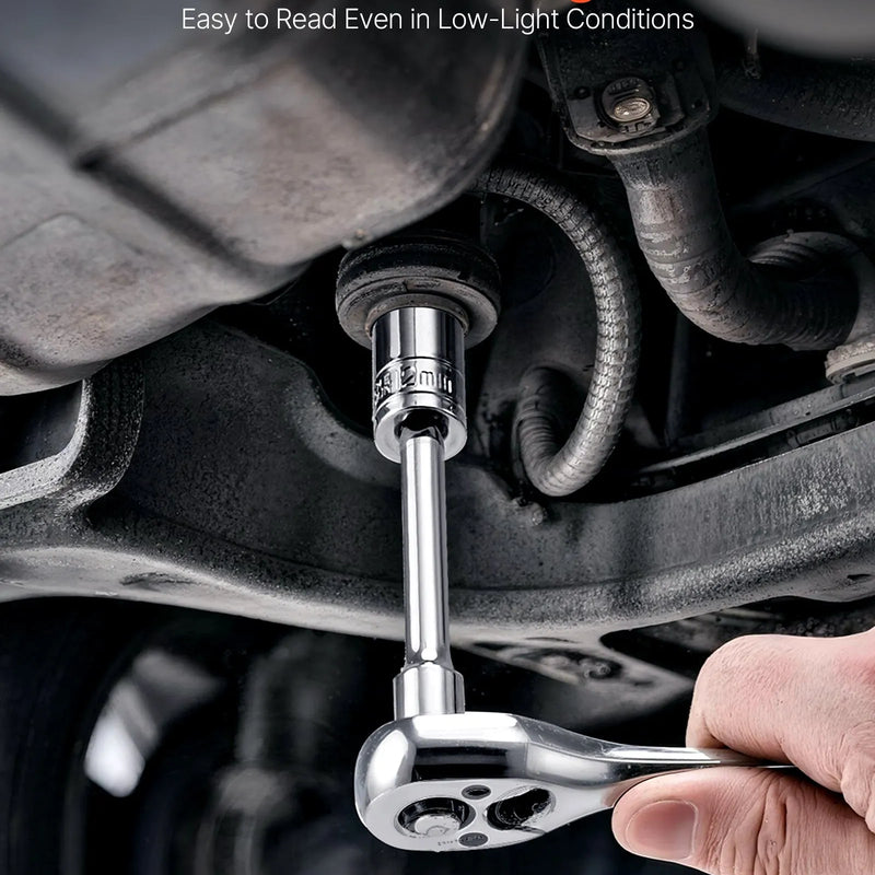 VEVOR 70 gab. uzgaļu un sprūdrata komplekts, 6,4 mm piedziņa, SAE un metriskie dziļie un seklie uzgaļi, Cr-V tērauds, ar bitēm, piederumiem un uzglabāšanas koferi, auto remontam