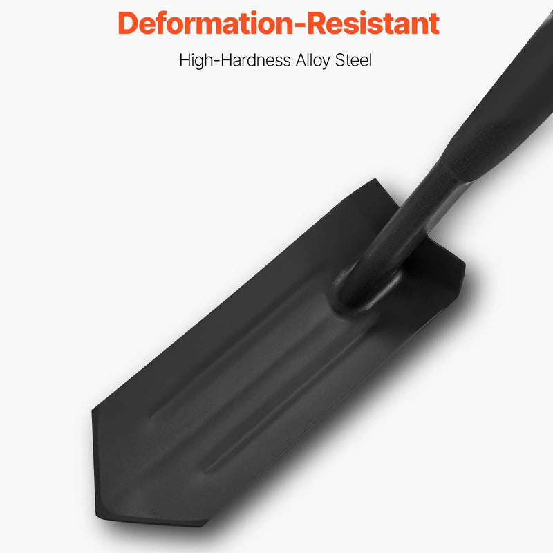 Траншейная лопата 10,4 см Прочное лезвие с фиберглассовой ручкой и нескользящей рукояткой 142,5 см