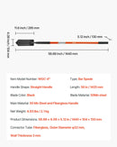 Траншейная лопата 10,4 см Прочное лезвие с фиберглассовой ручкой и нескользящей рукояткой 142,5 см