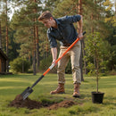 Траншейная лопата 10,4 см Прочное лезвие с фиберглассовой ручкой и нескользящей рукояткой 142,5 см