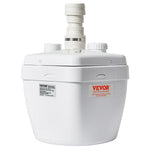 VEVOR saimniecības izlietnes drenāžas sūkņa sistēma 200 W, plūsma līdz 5700 l/h, pacelšanas augstums 5,5 m, 38 mm izplūde, zema trokšņa līmeņa un pret koroziju izturīgs sūknis villām, pagrabiem, veļas mašīnām, izlietnēm un bāriem