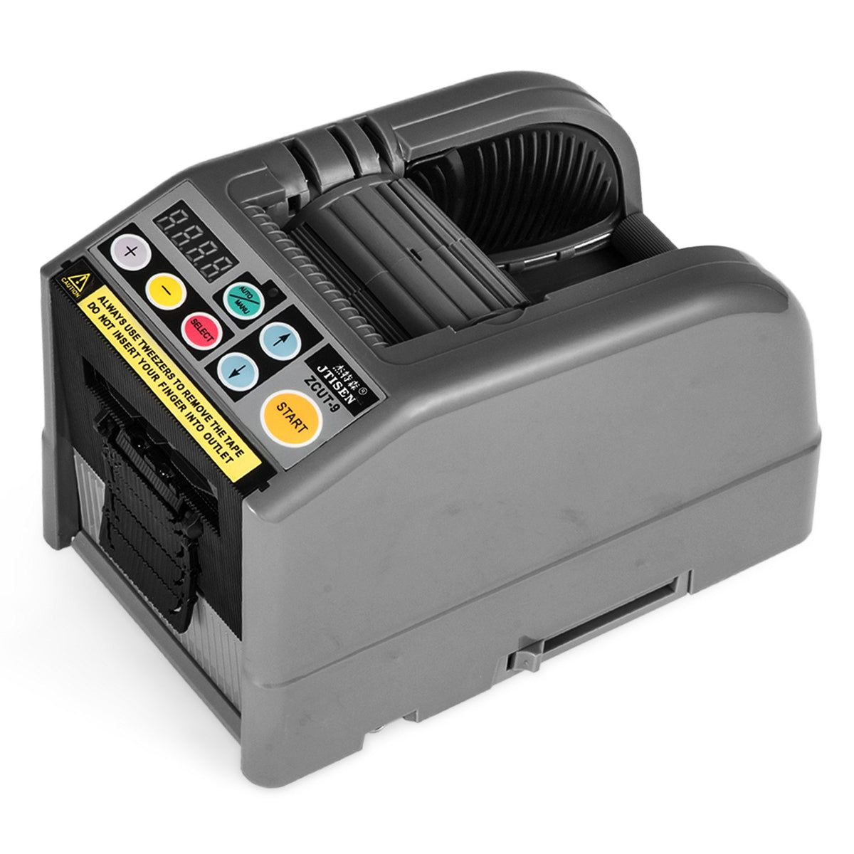VEVOR Zcut-9 automatic tape dispenser with 6 preset cutting lengths | tape width 6-60 mm