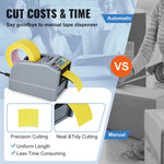 VEVOR Zcut-9 automatic tape dispenser with 6 preset cutting lengths | tape width 6-60 mm