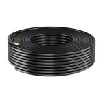 VEVOR saules paneļu pagarinātājkabeļu komplekts, 15,24m melns + 15,24m sarkans, 6mm², alvota vara PV kabelis, IP67, mājas, autonomām fotoelektriskajām sistēmām, automašīnām, kemperiem un laivām