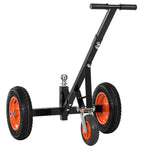 Piekabes pārvietošanas ratiņi, kravnesība 453 kg, regulējams augstums 42,4–55,8 cm, 50 mm sakabes lodveida gals, 35,5 cm riepas