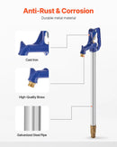VEVOR salizturīgs dārza hidrants 1 m garums, 30 cm ierokamais dziļums, izturīgs čuguns