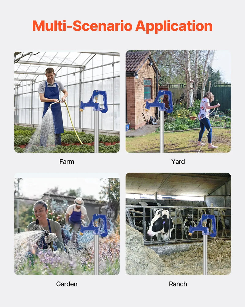 Āra krāna sala izturīgs aizvietošanas vārsts (zils) – pret aizsalšanu paredzēts hidranta galvas mehānisms