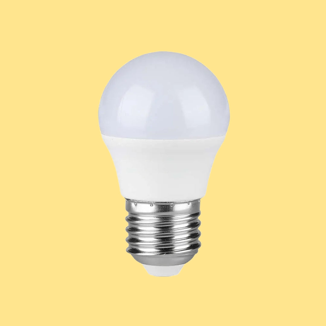 E27 3,7W (320Lm) LED-lampa, G45, V-TAC, IP20, varmvitt ljus 3000K