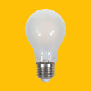 E27 8W(800Lm) LED лампа Filament матовая, A60, V-TAC, теплый белый свет 2700K