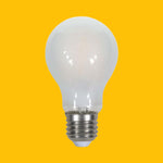 E27 8W(800Lm) LED лампа Filament матовая, A60, V-TAC, теплый белый свет 2700K