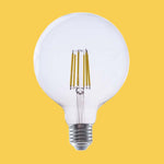 E27 4W(840Lm) LED hõõgniit, G125, V-TAC, IP20, soe valge valgus 3000K
