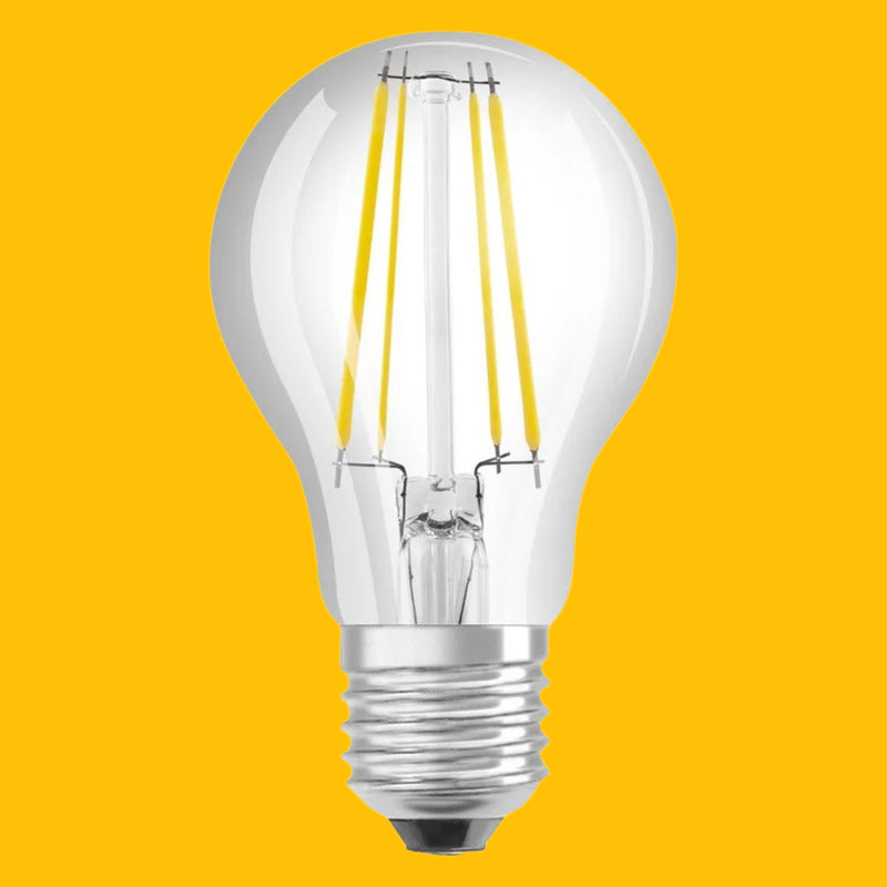 E27 2.5W(525Lm) ORSAM LED Bulb Filament, A60, IP20, warm white light 3000K