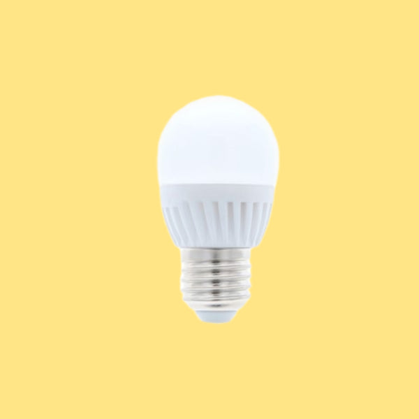 E27 10W (900Lm) светодиодная лампа, G45, IP20, теплый белый свет 3000K