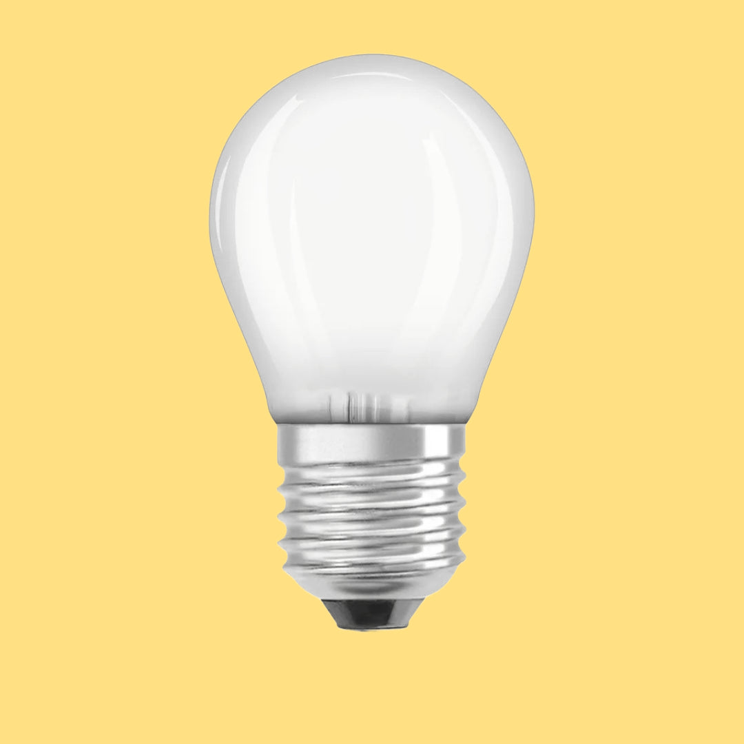 E27 1.5W(136Lm) OSRAM LED  Spuldze, IP20, silti balta gaisma 2700K