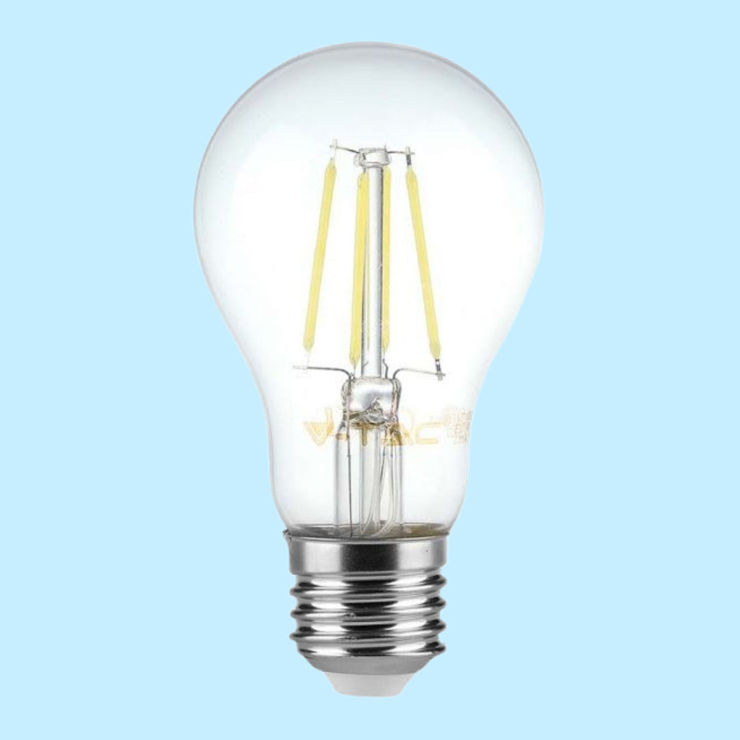 E27 10W(1055Lm) LED Filament Bulb, A67, V-TAC, IP20, cold white light 6500K