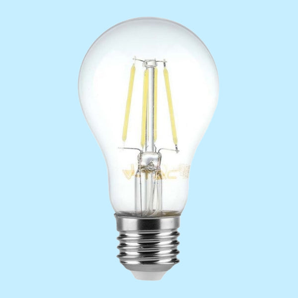 E27 10W(1055Lm) LED Filament Bulb, A67, V-TAC, IP20, cold white light 6500K