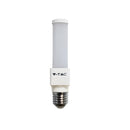 E27 6W(485Lm) LED Spuldze, PL, V-TAC, auksti balta gaisma 6000K