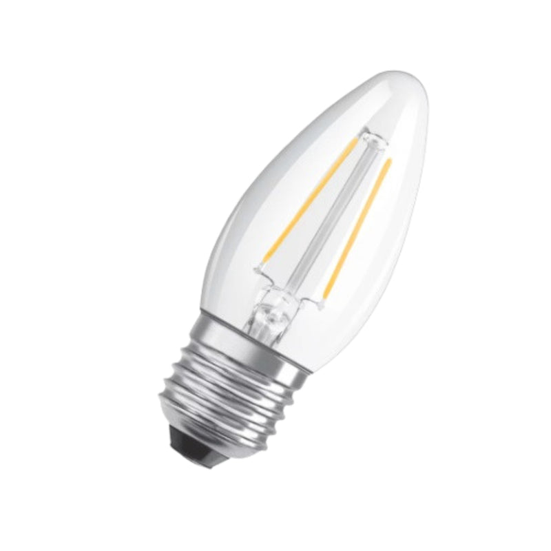 E27 4,8W (470Lm) OSRAM LED Filament Glödlampa, IP20, dimbar, varmvitt ljus 2700K