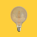 E27 8W(450Lm) LED Bulb Filament AMBER, G125, V-TAC, warm white light 2200K