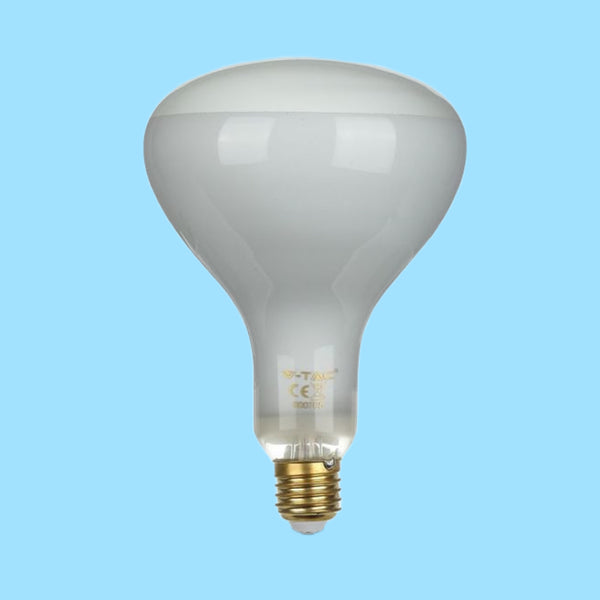 E27 8W(600Lm) LED Filament, диммируемый, R125, V-TAC, холодный белый 6500K
