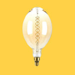 E27 8W(500Lm) LED Bulb Filament, dimmable, BF180, V-TAC, warm white light 2000K