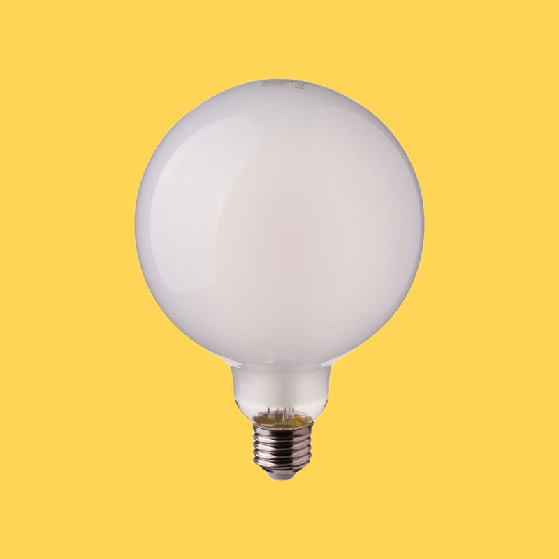 E27 7W(840Lm) Светодиодная лампа Filament Frost, G125, V-TAC, теплый белый свет 2700K