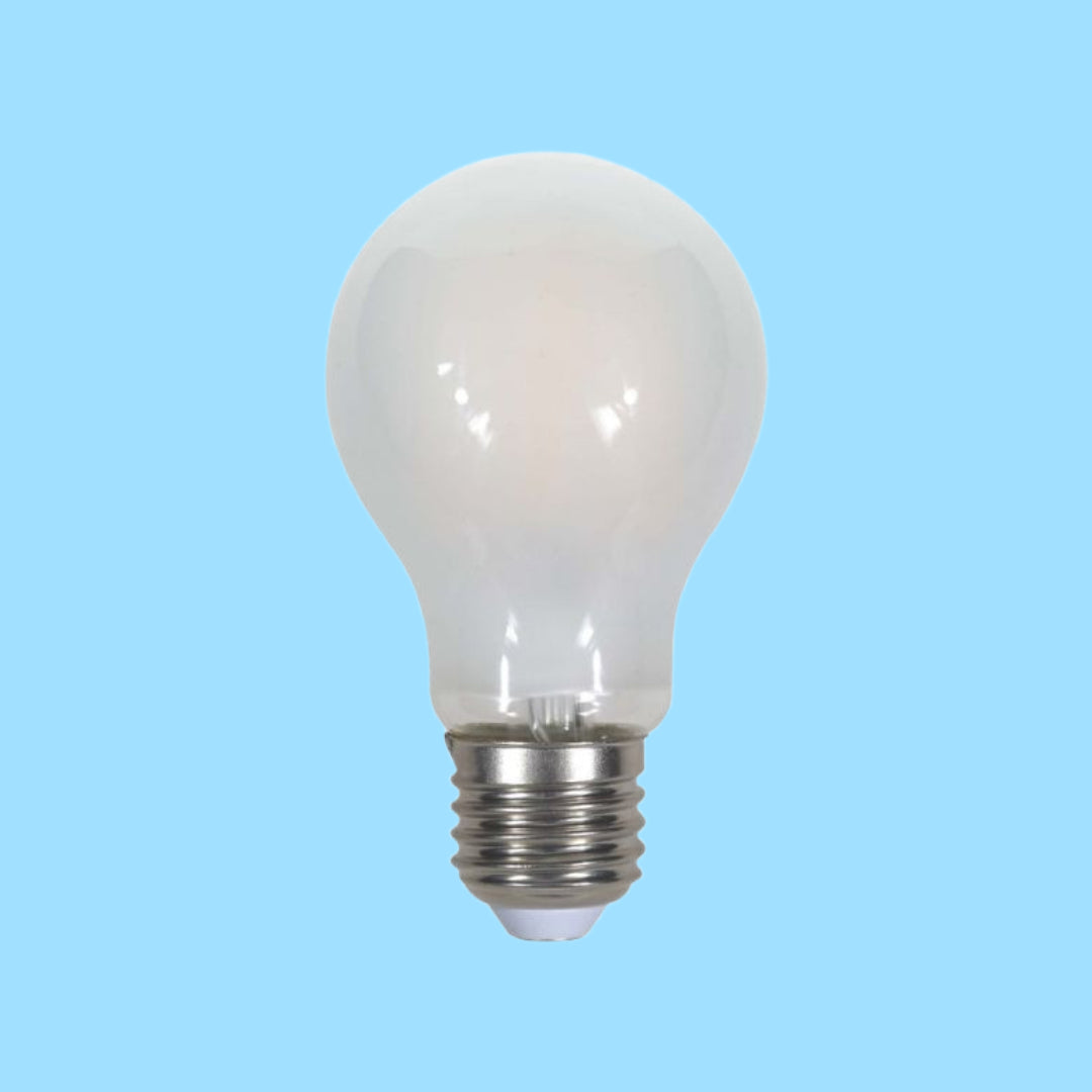 E27 8W(800Lm) Светодиодная лампа Filament матовая, A60, V-TAC, холодный белый 6400K