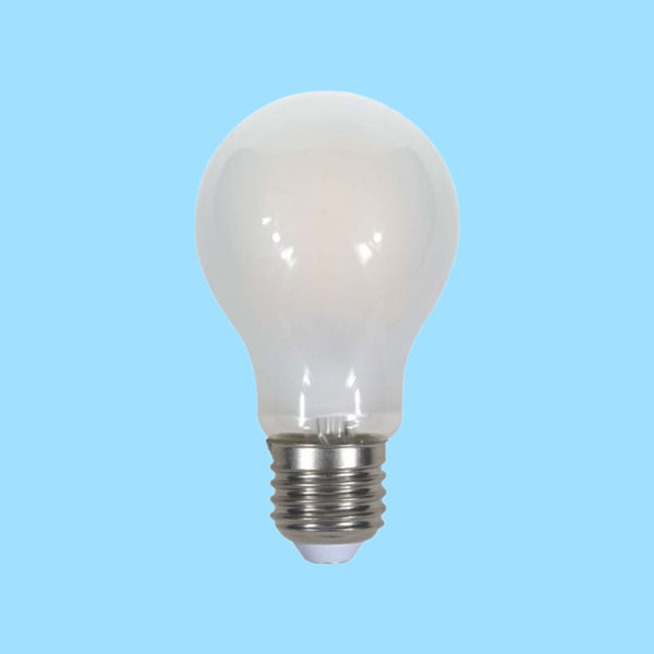 E27 8W(800Lm) LED Bulb Filament matte, A60, V-TAC, cold white light 6400K