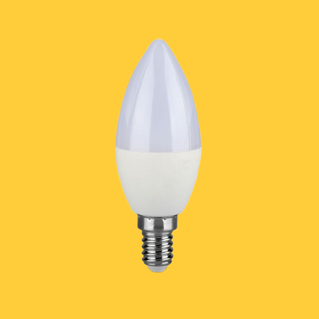 E14 2.9W(250Lm) LED-lambi, küünlakujuline, V-TAC, IP20, soe valge valgus 3000K