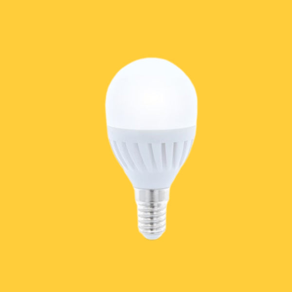 E14 10W(900Lm) LED ceramic bulb, G45, IP20, warm white light 3000K