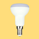E14 4.8W(470Lm) LED-lambi, V-TAC SAMSUNG, garantii 5 aastat, R50, IP20, soe valge 3000K