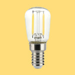 E14 2W(200Lm) LED Filament Spuldze, ST26, V-TAC, IP20, silti balta gaisma 3000K