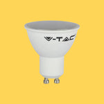 GU10 4,5W (400Lm) LED-lampa, V-TAC, IP20, varmvitt ljus 3000K
