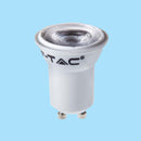 GU10 2W(150Lm) LED-lambi, V-TAC SAMSUNG, IP20, MR11, 5 aastat garantiid, 6500K jaheda valge valgus.