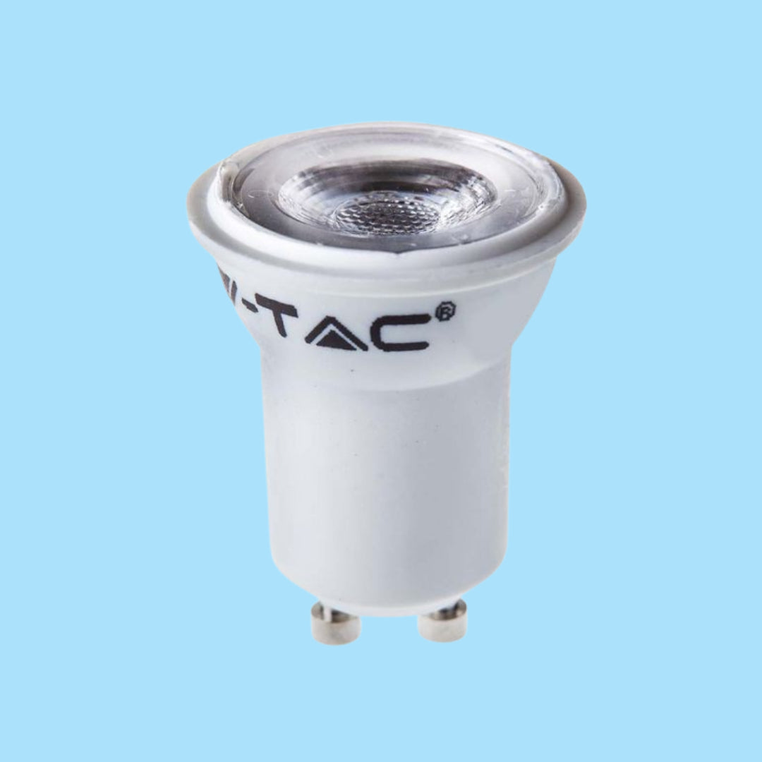 GU10 2W (150Lm) LED-lampa, V-TAC SAMSUNG, IP20, MR11, 5 års garanti, 6500K kallvitt ljus