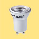 Светодиодная лампа GU10 2W(150Lm), V-TAC SAMSUNG, IP20, MR11, гарантия 5 лет, теплый белый свет 3000K