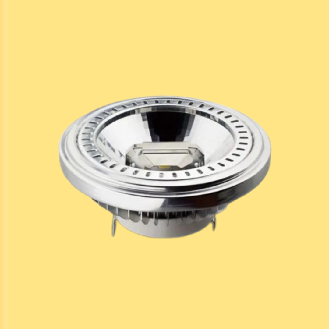 AR111 12W(1049Lm) LED-lampa, V-TAC, GX53, IP20, 12V, varmvitt ljus 3000K