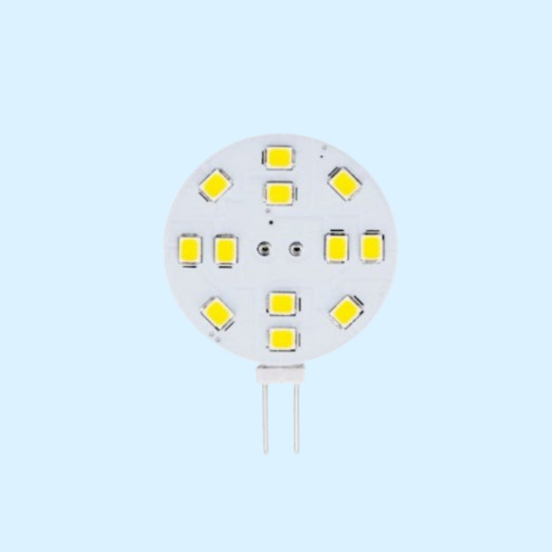 G4 2W(180Lm) 12V LED Bulb, IP20, cold white light 6000K