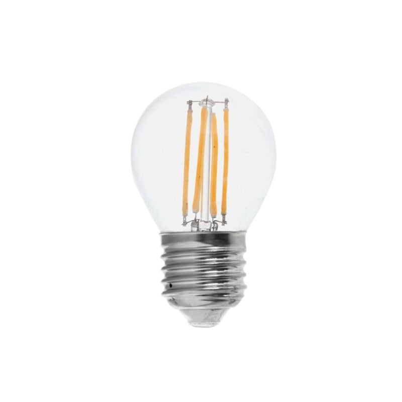 E27 6W(800Lm) LED Filament Bulb, G45, IP20, V-TAC, warm white light 2700K
