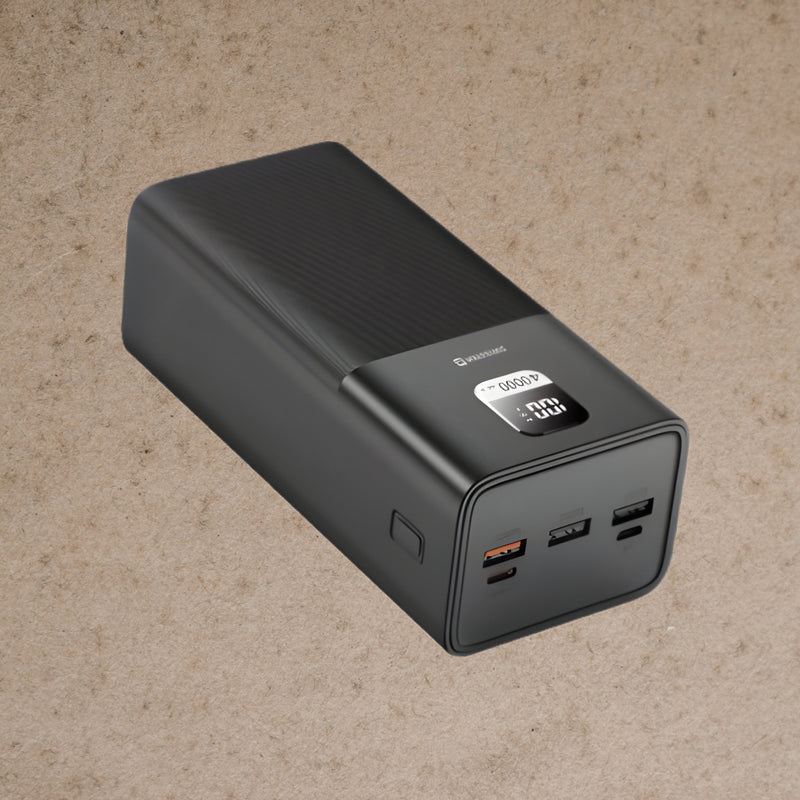 40 000 mAh Swissten Power Line Power Banka - Ārējas Uzlādes Baterija 100W