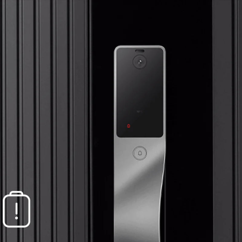 Lockin Smart Lock V5 MAX with wrist vein recognition technology, video camera, screen. CES Innovation Award, works with the Mi Home app.